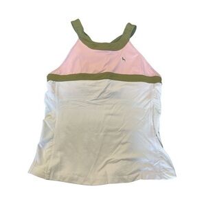 Fetch Racerback Tank Top Built in Sports Bra GUC Size Large #4413